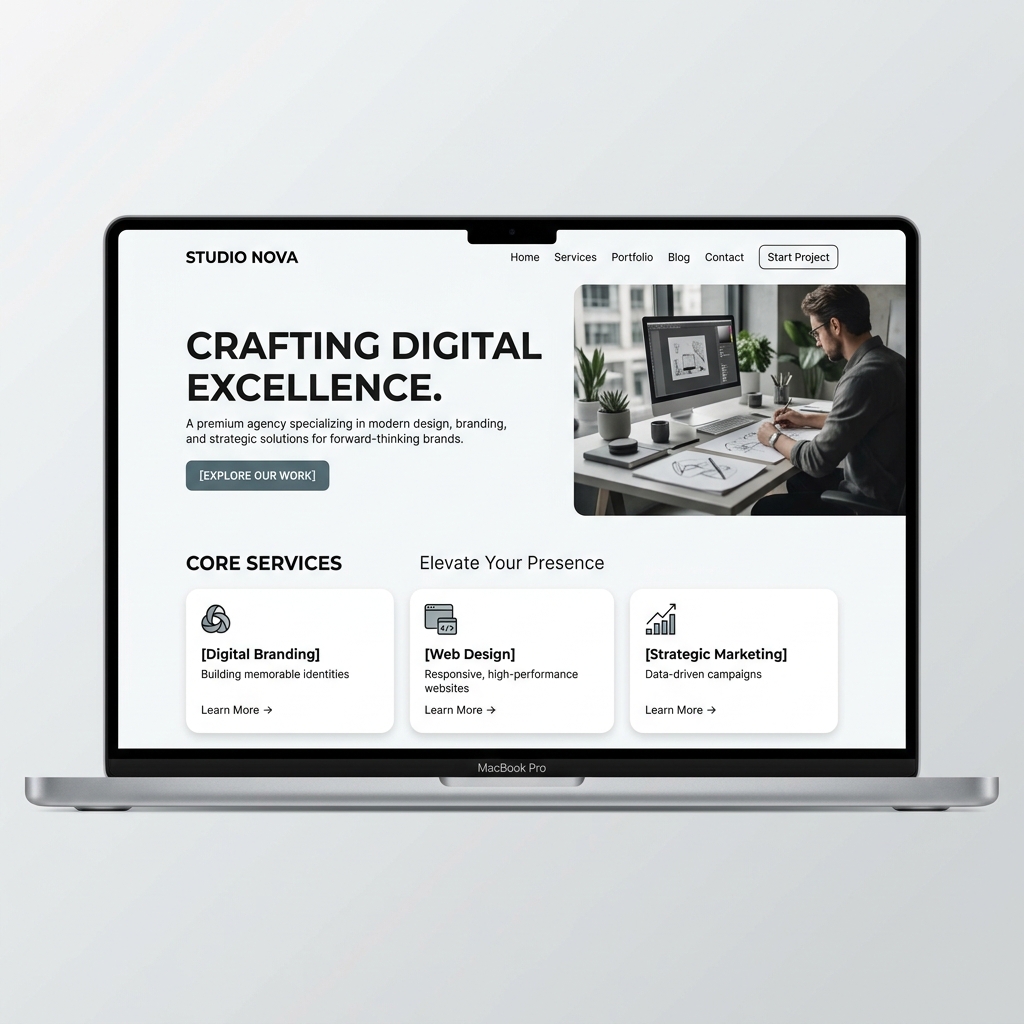 Clean Landing Page Template