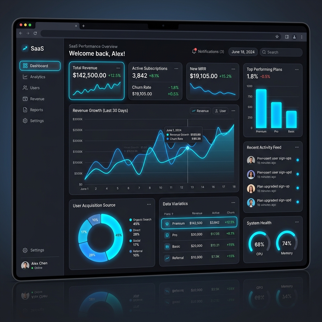 SaaS Dashboard Template